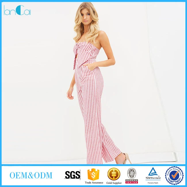 Off Shoulder Linen Jumpsuit