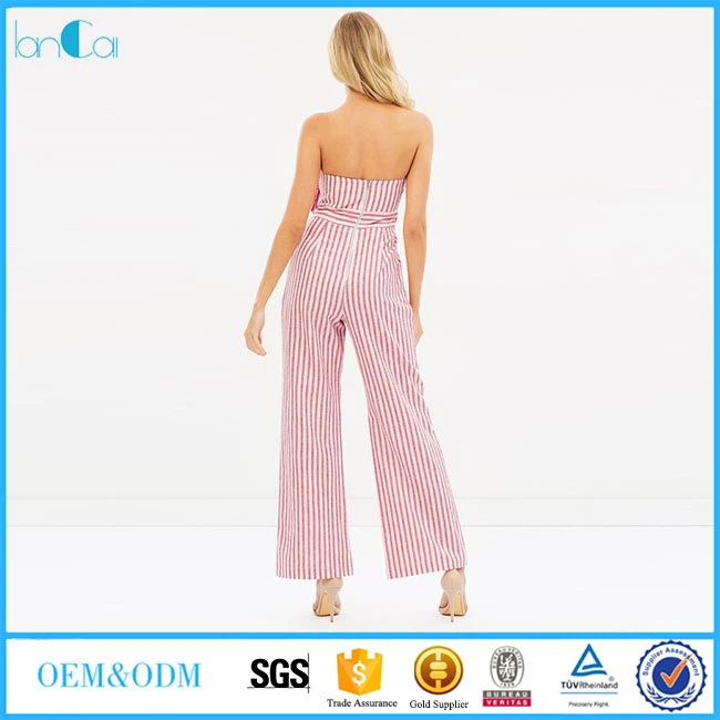 Off Shoulder Linen Jumpsuit